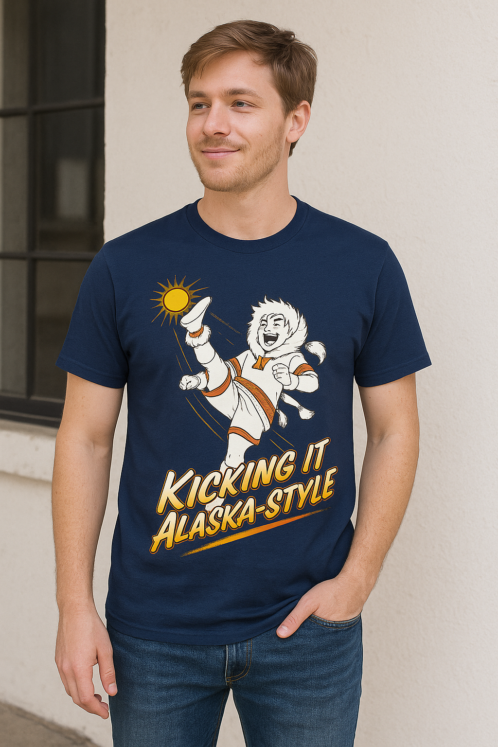 Kicking It Alaska-Style T-Shirt