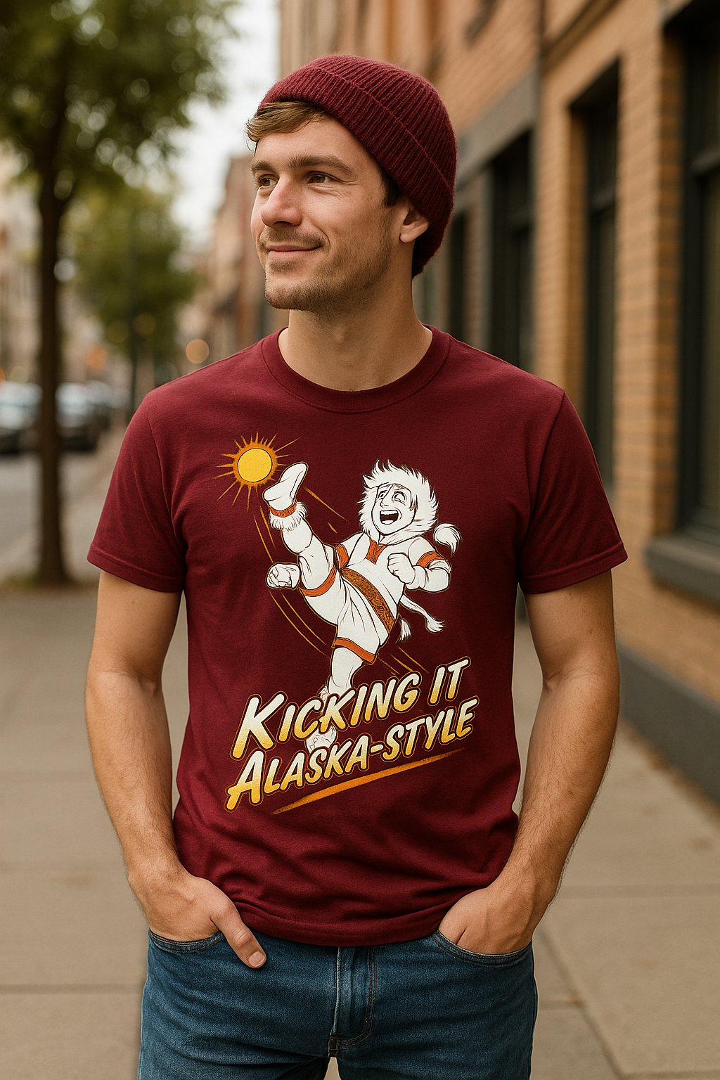 Kicking It Alaska-Style T-Shirt