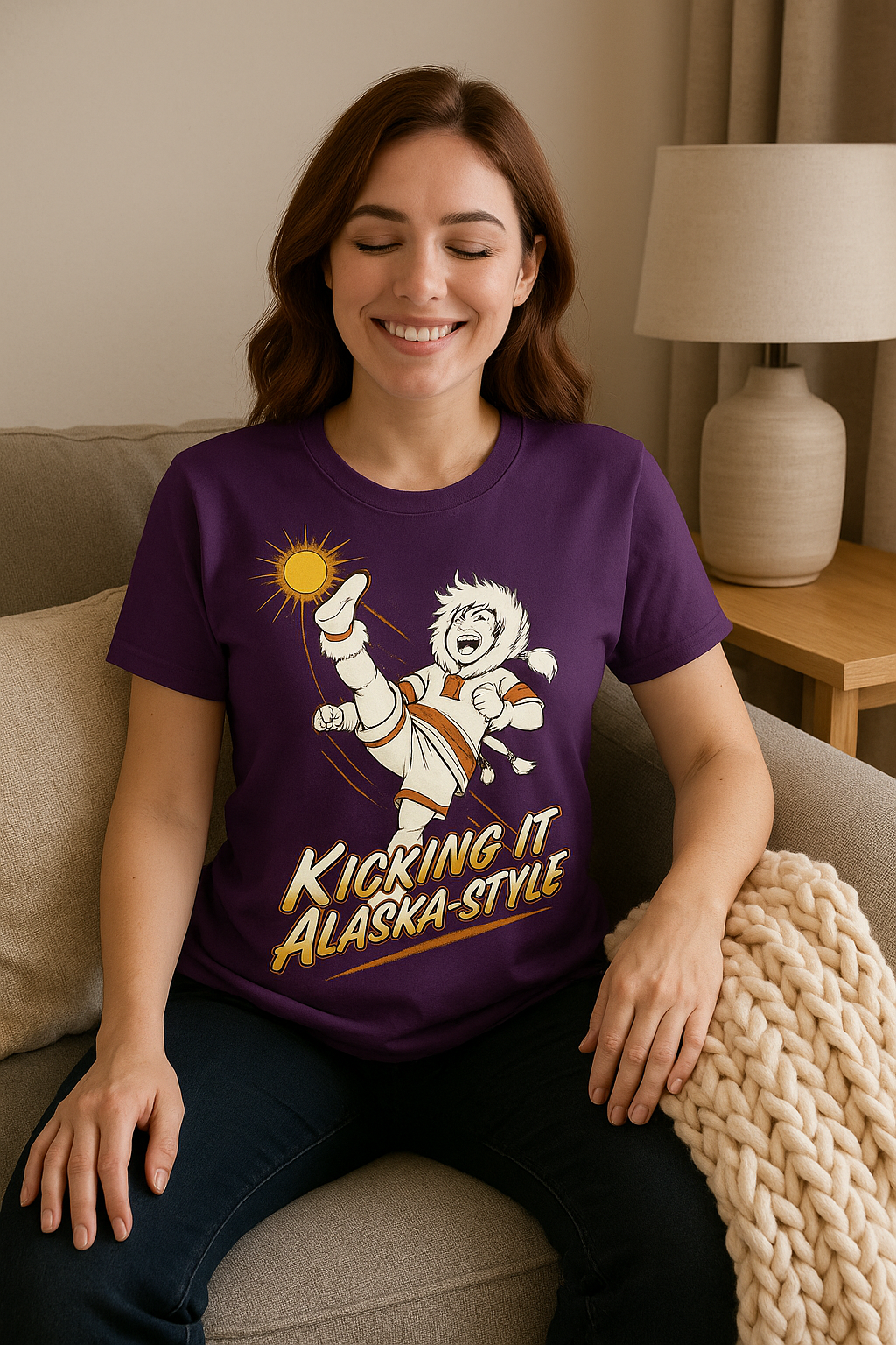 Kicking It Alaska-Style T-Shirt