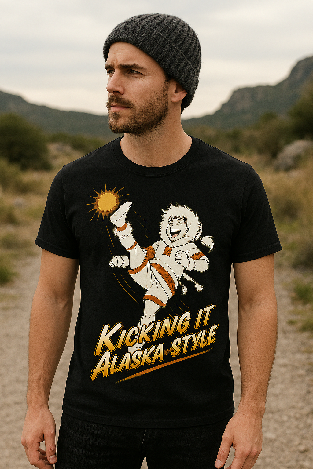 Kicking It Alaska-Style T-Shirt