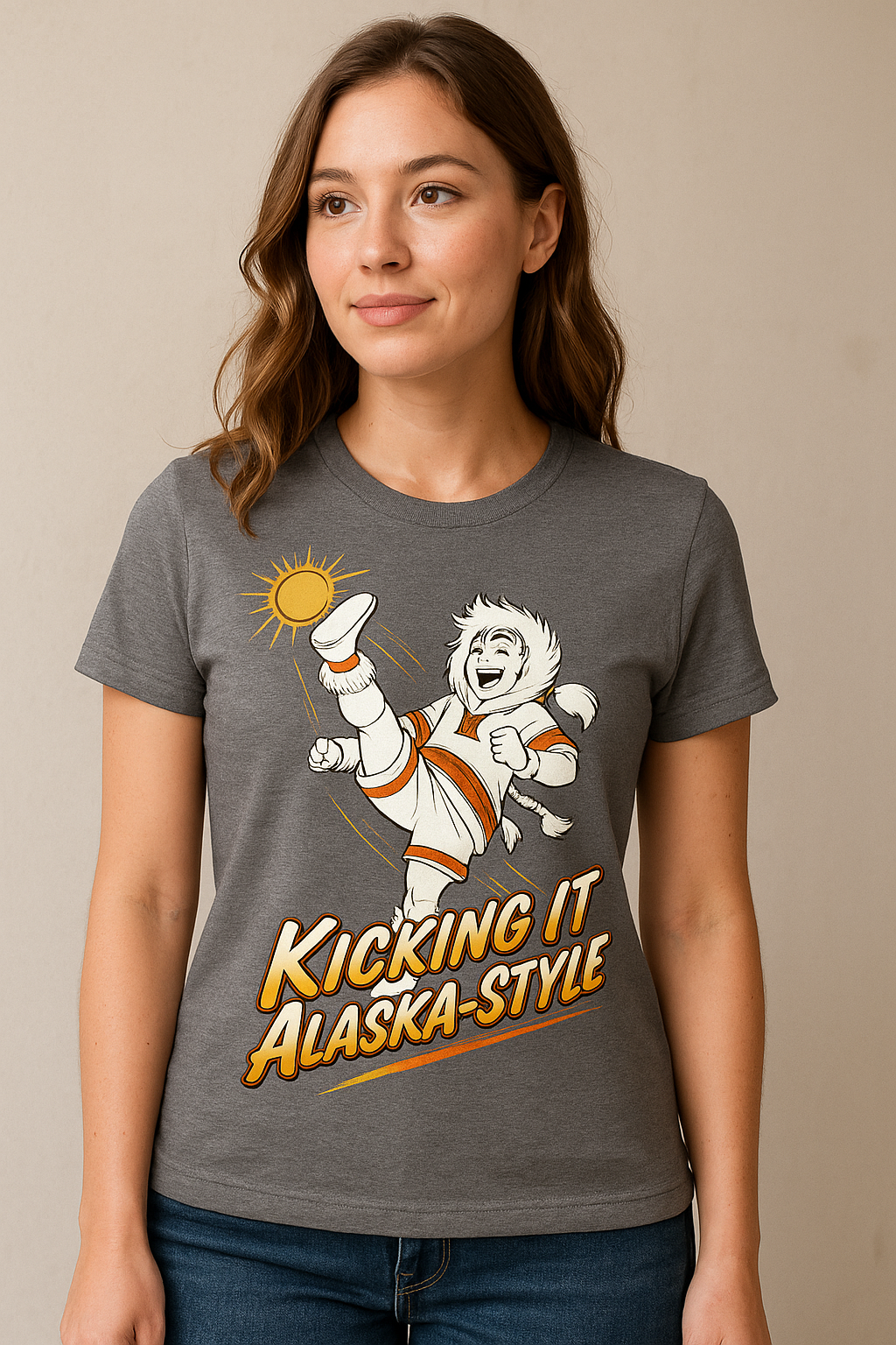 Kicking It Alaska-Style T-Shirt