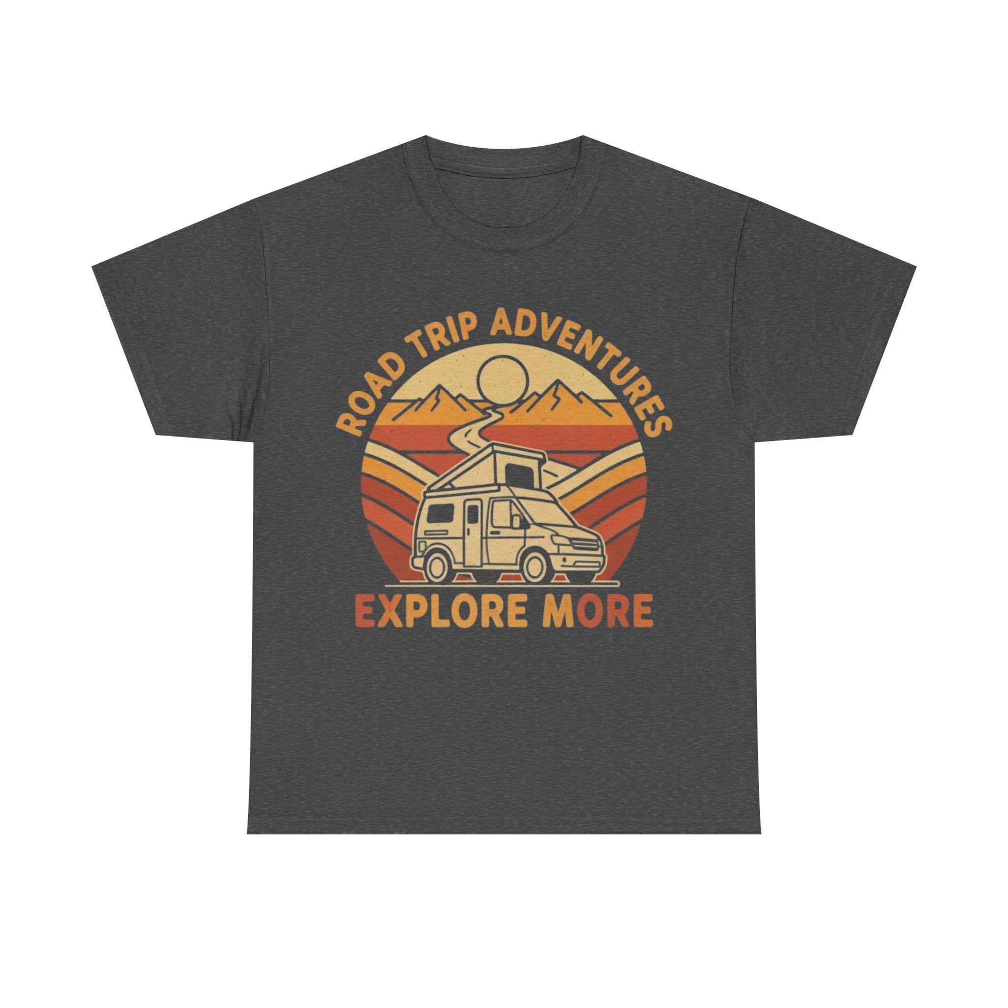 Road Trip Adventures – Explore More Retro Camper Tee