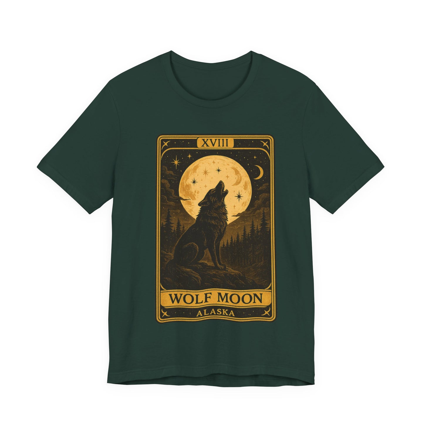Wolf Moon Alaska | Vintage Mystical Graphic Tee