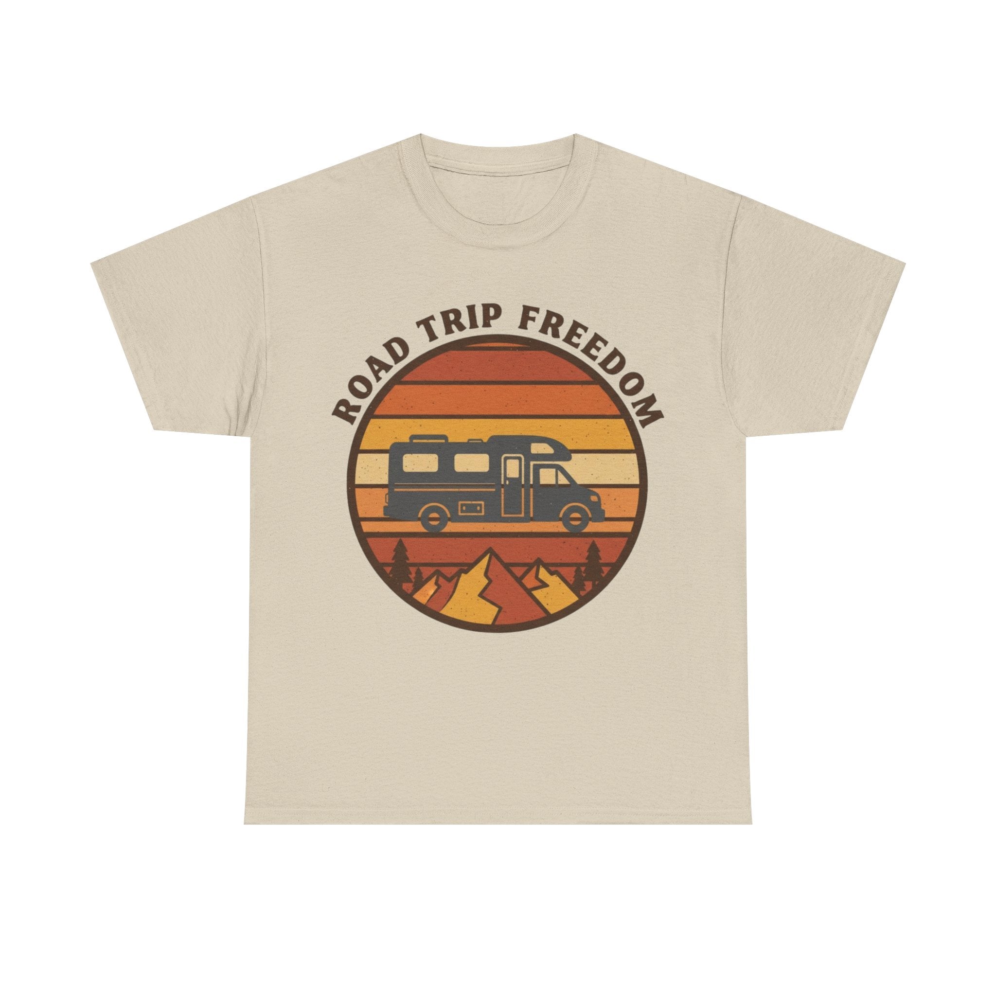 Road Trip Freedom – 70s Retro Adventure Tee