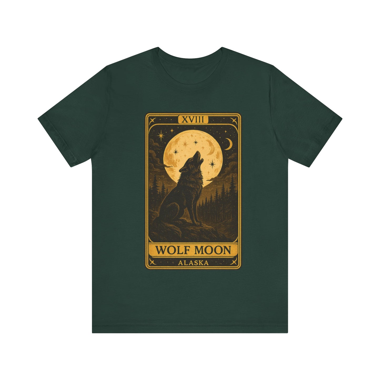 Wolf Moon Alaska | Vintage Mystical Graphic Tee