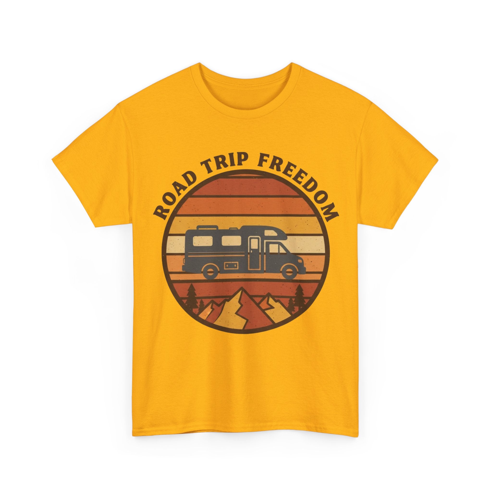 Road Trip Freedom – 70s Retro Adventure Tee