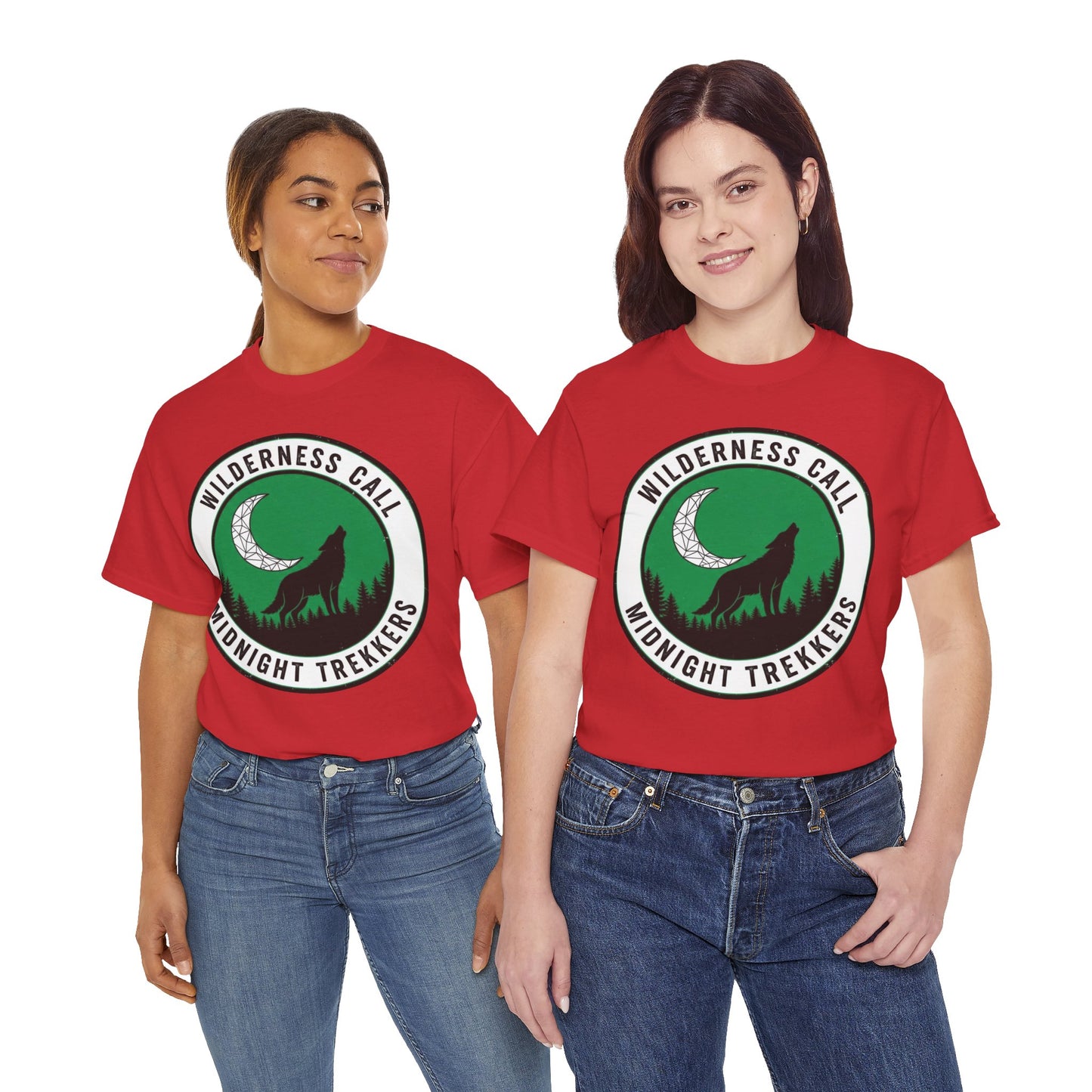 Wilderness Call: Midnight Trekkers Wolf Moon Tee