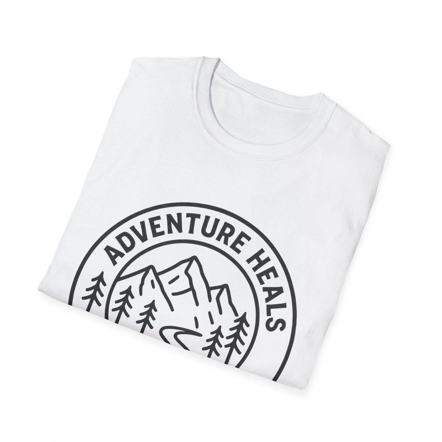 Adventure Heals Your Soul T-Shirt | Vintage Outdoor Hiking Tee