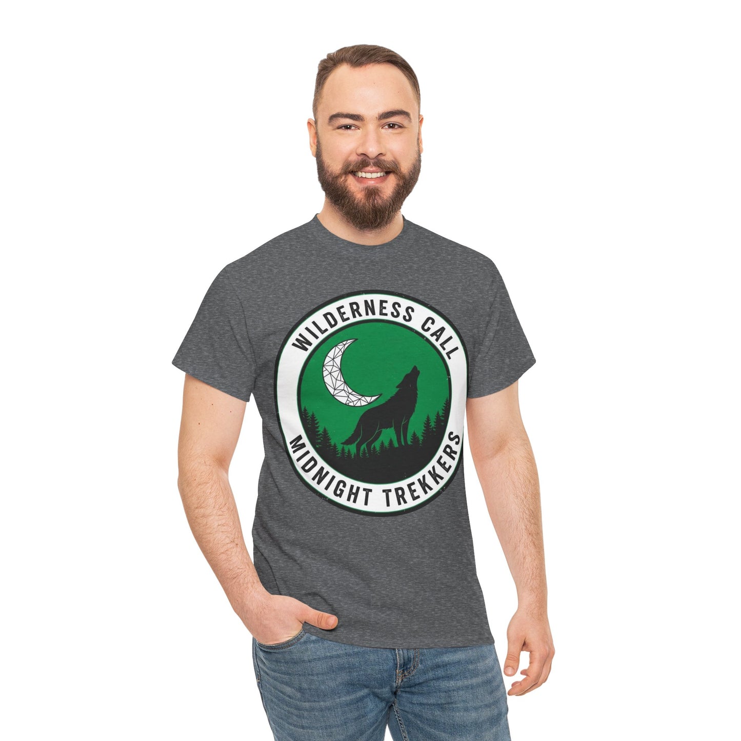 Wilderness Call: Midnight Trekkers Wolf Moon Tee