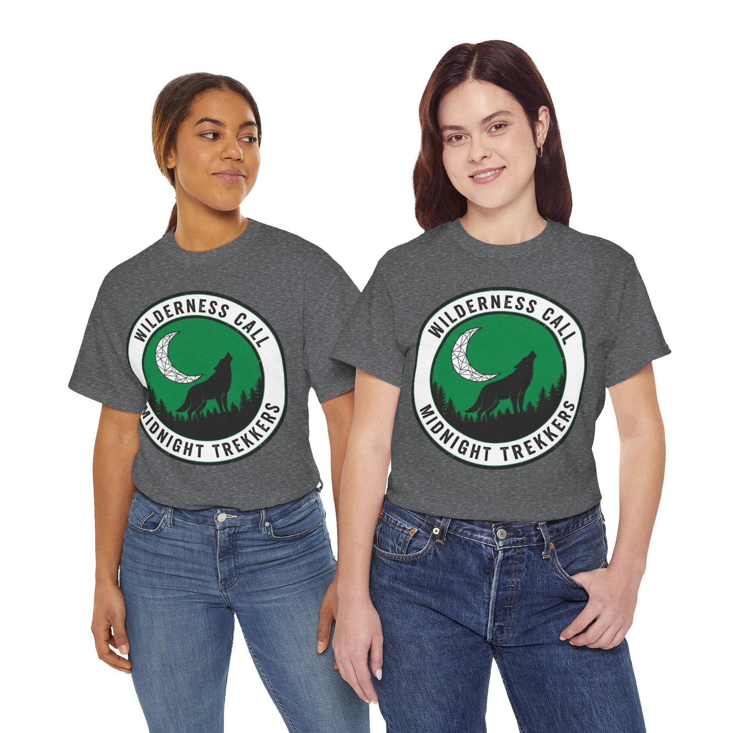 Wilderness Call: Midnight Trekkers Wolf Moon Tee