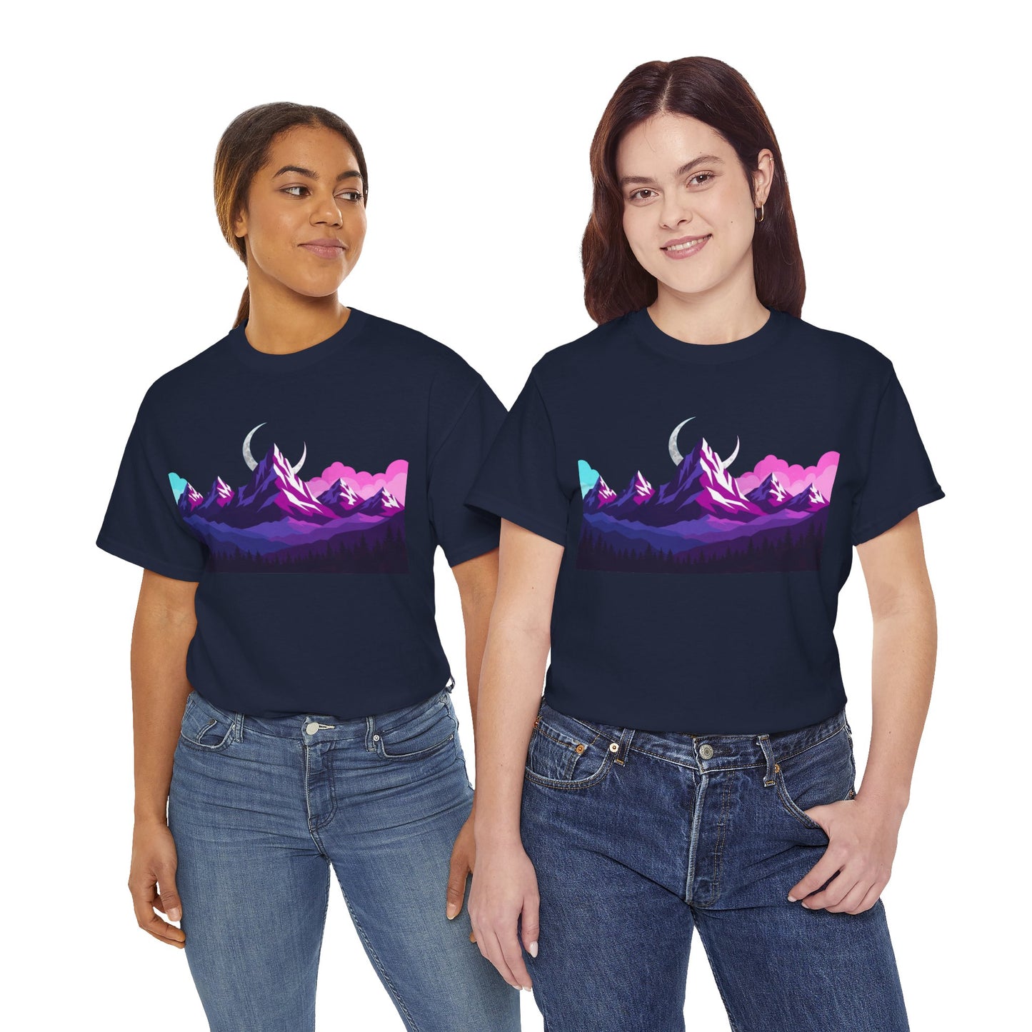 Under the Midnight Peaks – Lunar Horizon Tee