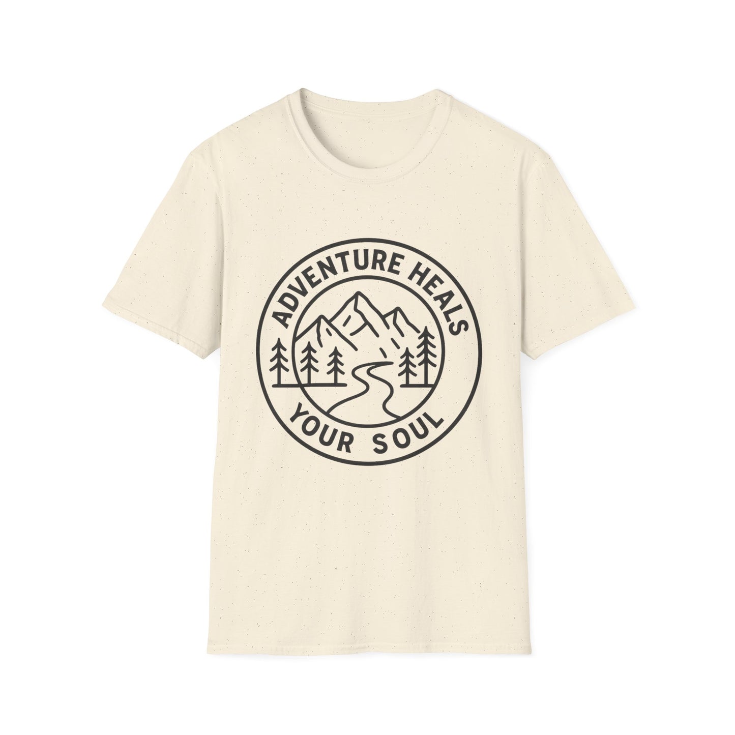 Adventure Heals Your Soul T-Shirt | Vintage Outdoor Hiking Tee