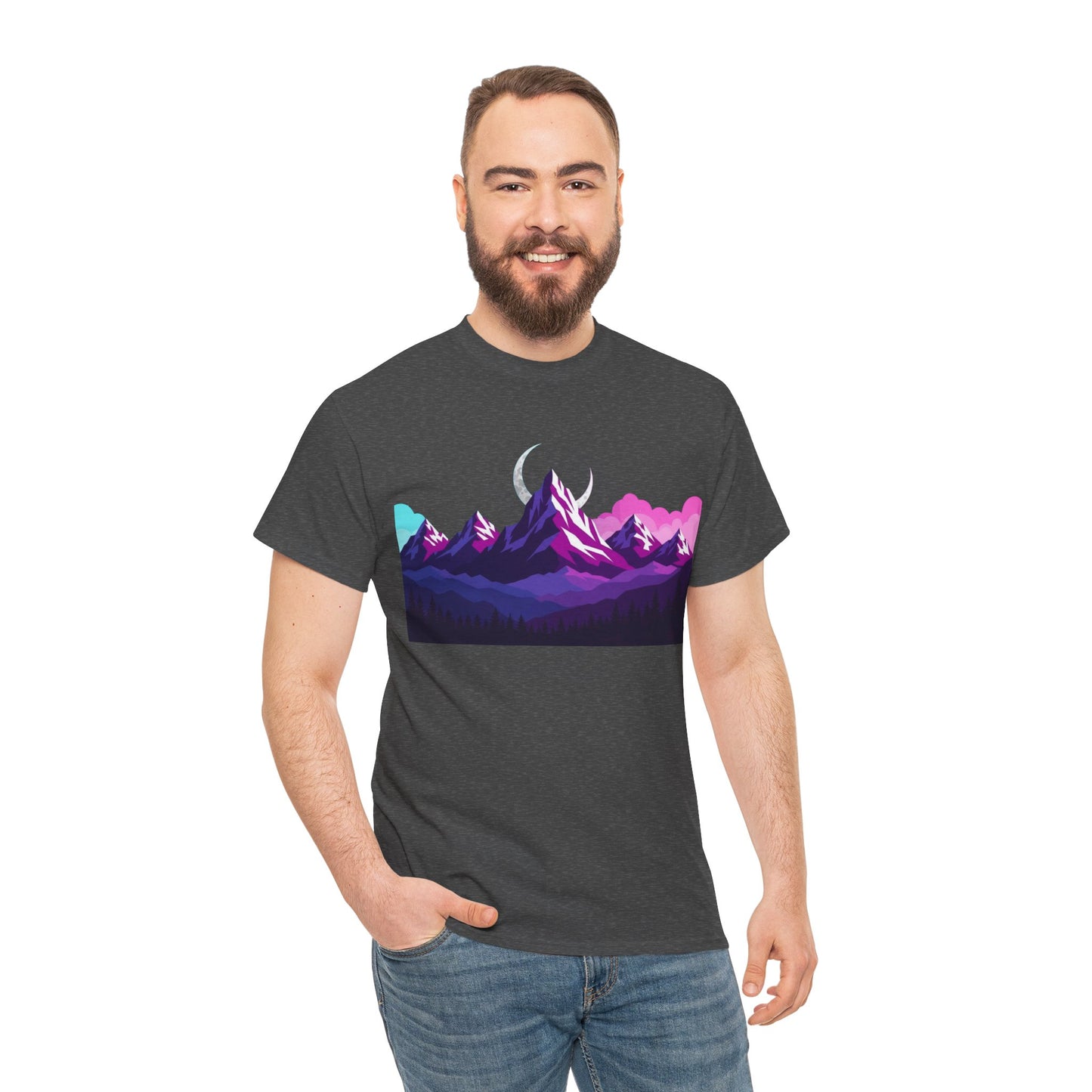 Under the Midnight Peaks – Lunar Horizon Tee