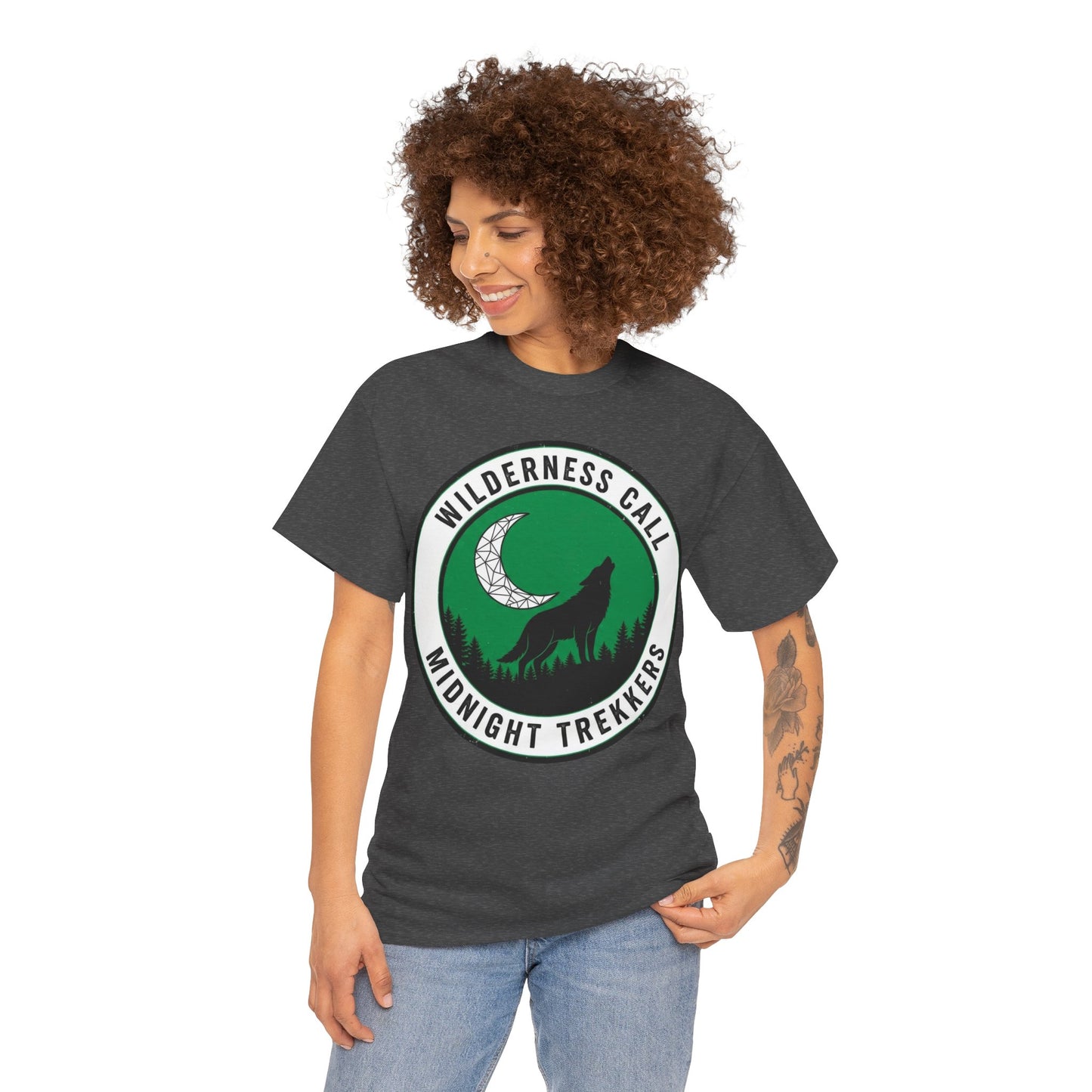 Wilderness Call: Midnight Trekkers Wolf Moon Tee