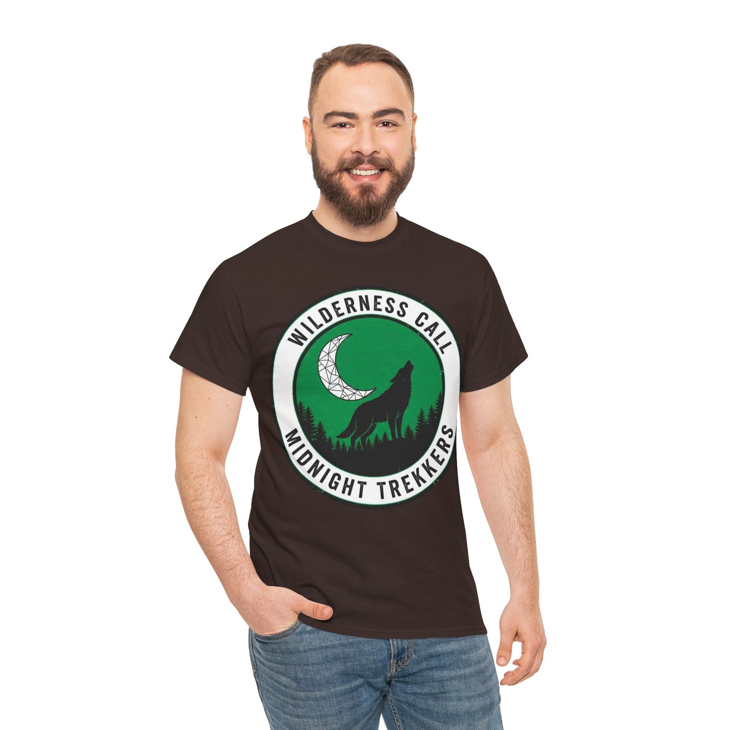 Wilderness Call: Midnight Trekkers Wolf Moon Tee