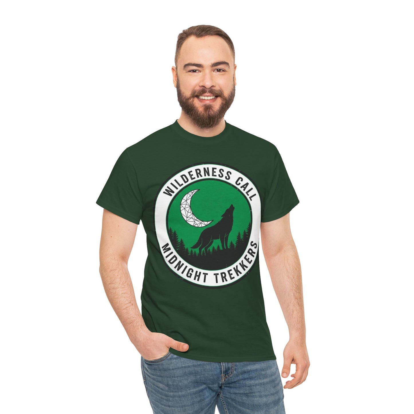 Wilderness Call: Midnight Trekkers Wolf Moon Tee