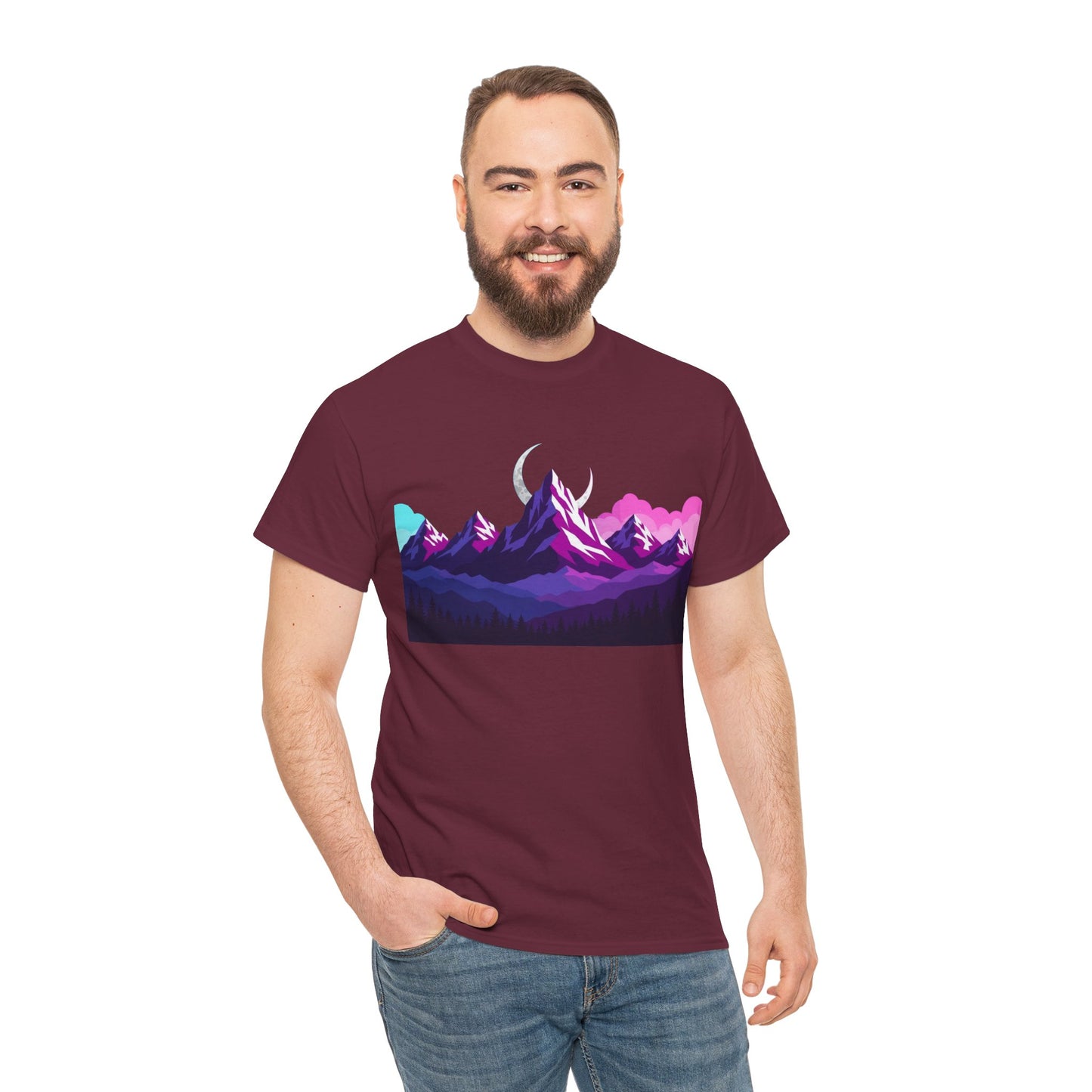 Under the Midnight Peaks – Lunar Horizon Tee