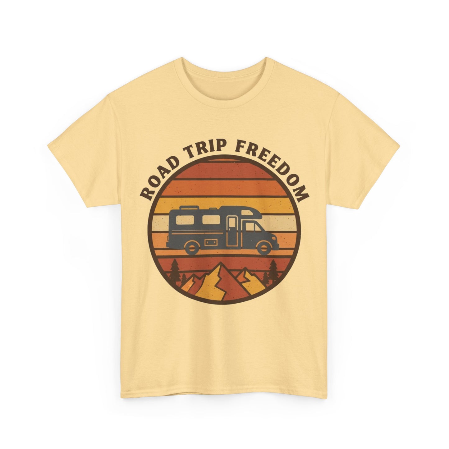 Road Trip Freedom – 70s Retro Adventure Tee