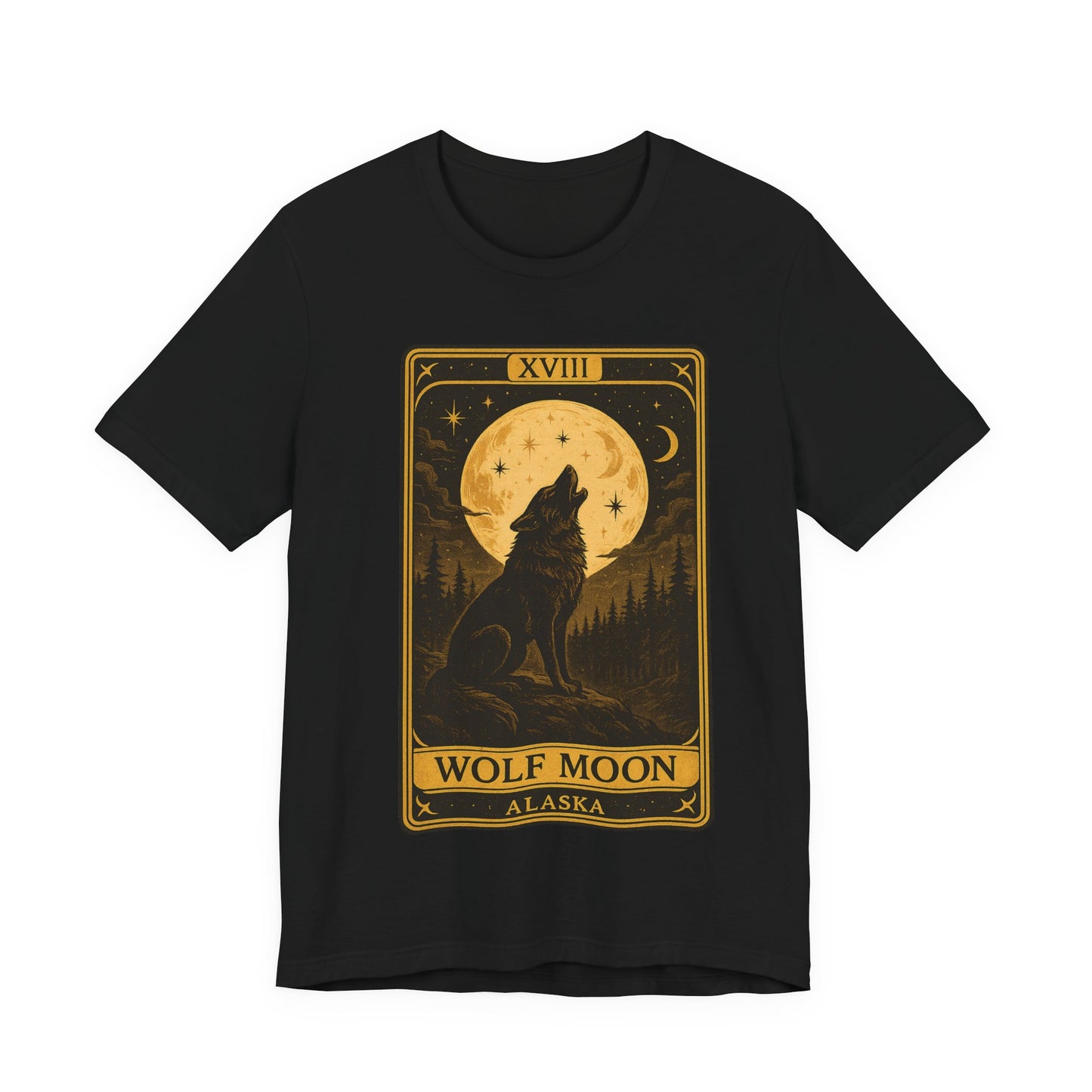 Wolf Moon Alaska | Vintage Mystical Graphic Tee