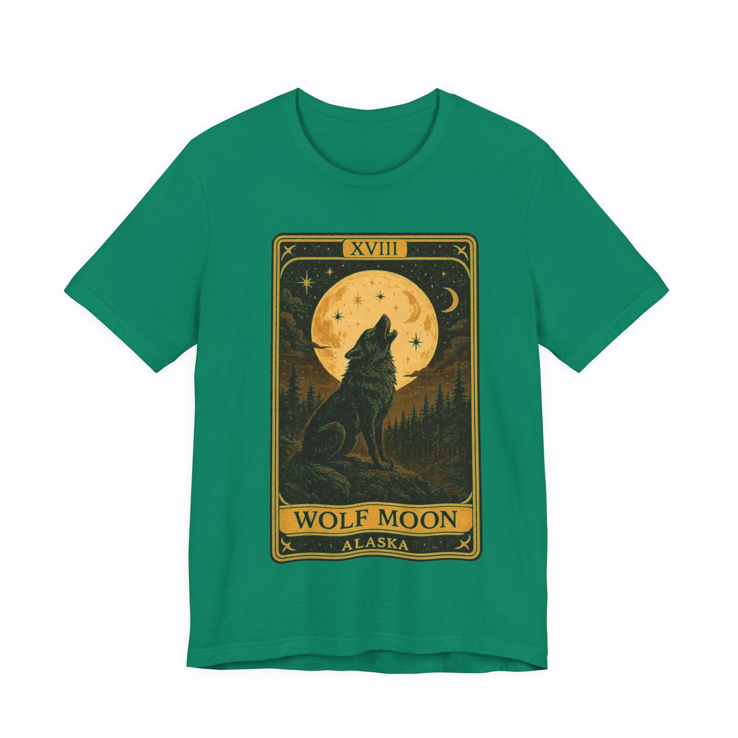 Wolf Moon Alaska | Vintage Mystical Graphic Tee