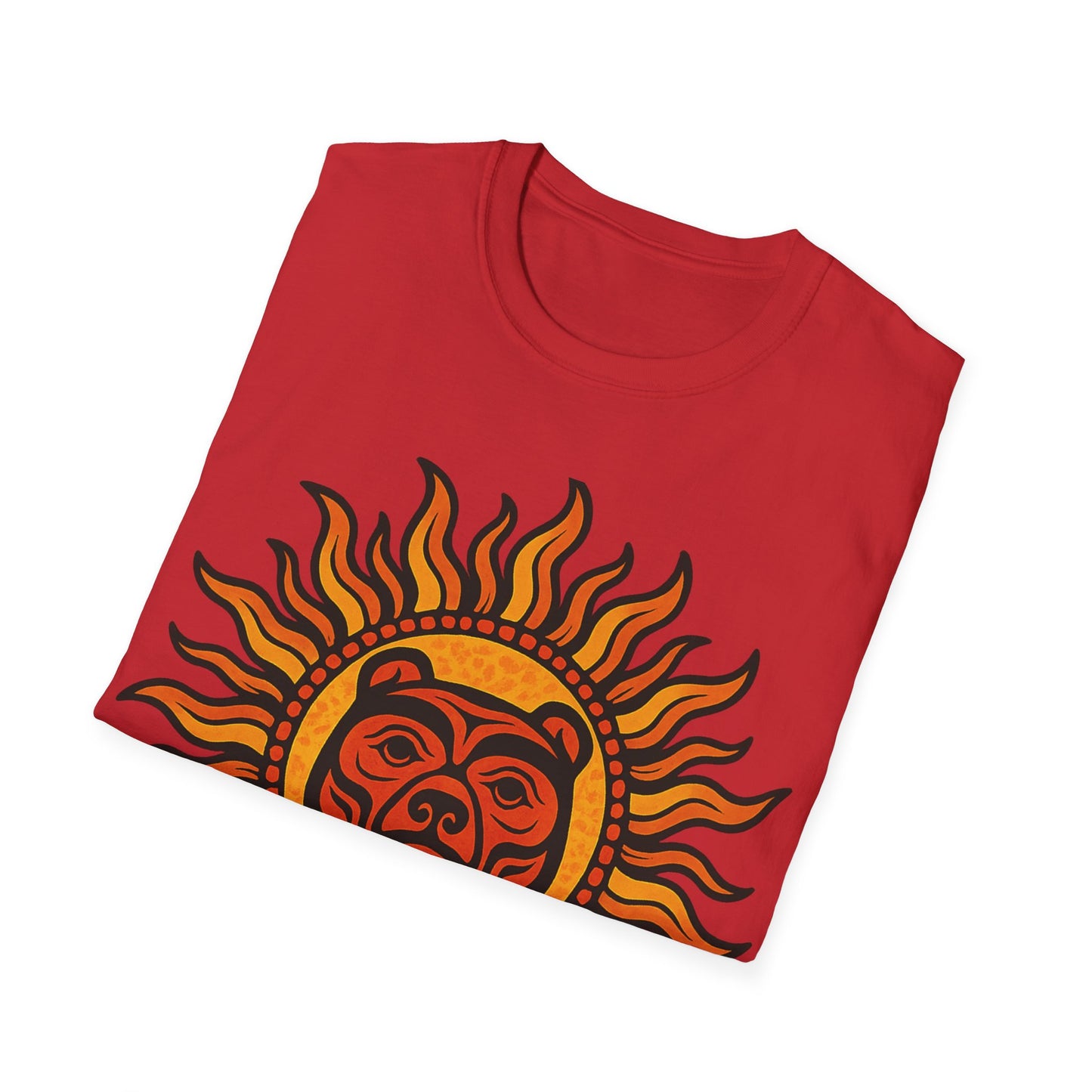 Land of the Midnight Sun Tribal Bear T-Shirt