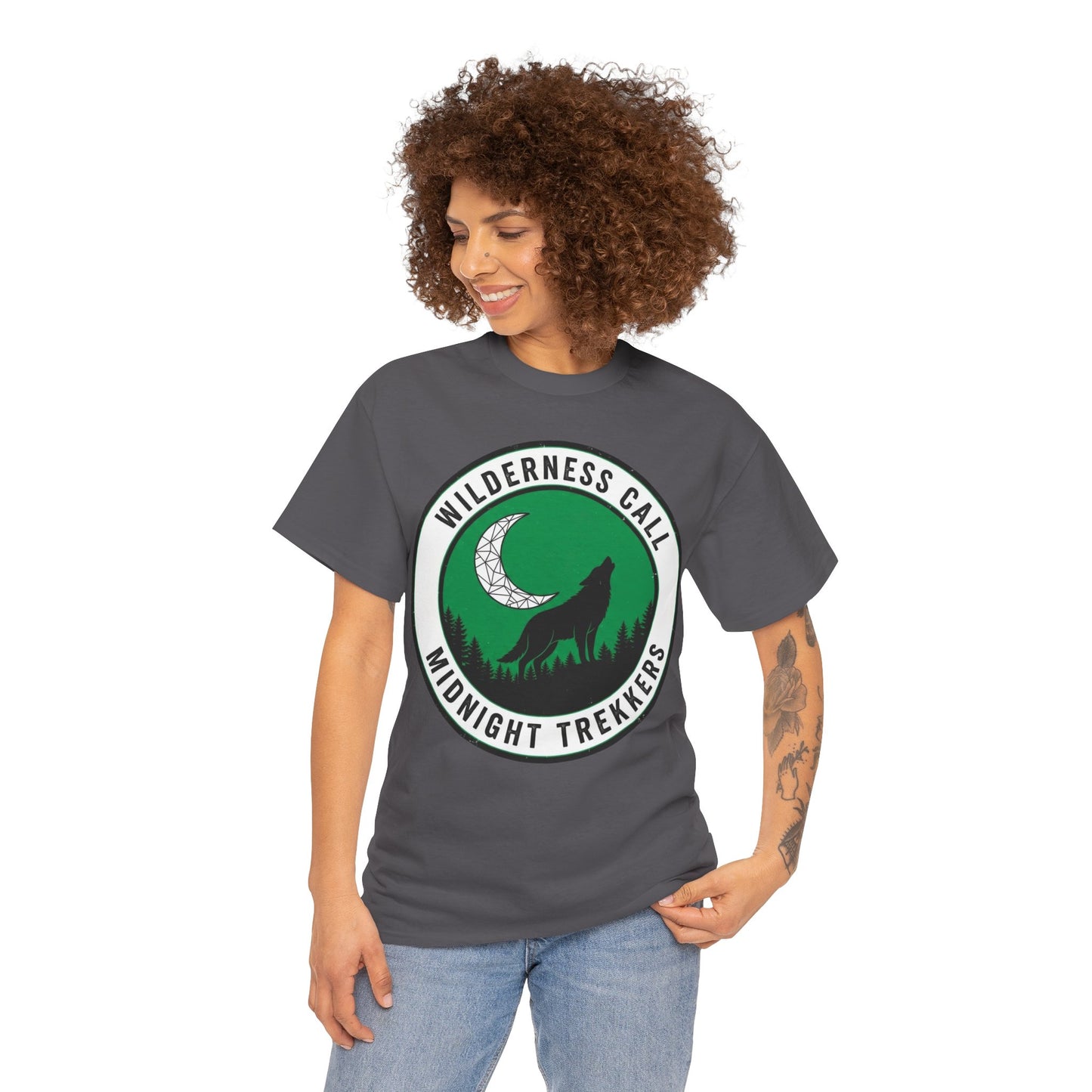 Wilderness Call: Midnight Trekkers Wolf Moon Tee