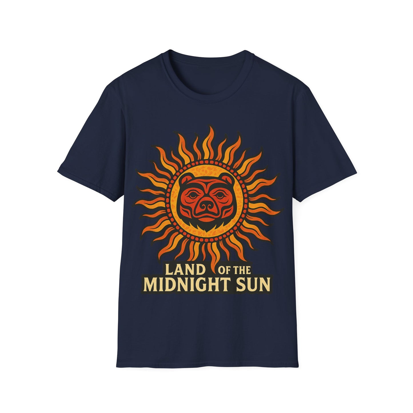 Land of the Midnight Sun Tribal Bear T-Shirt