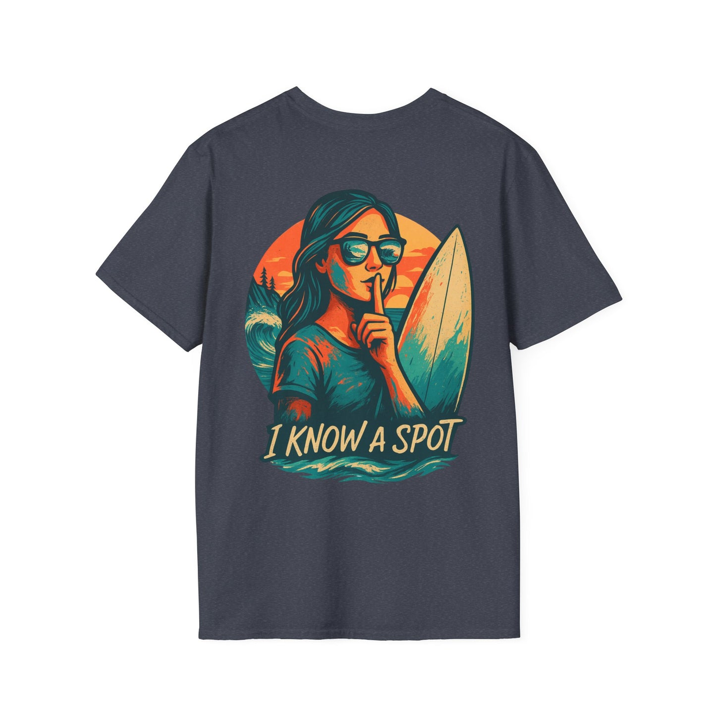 Secret Surf Spot Adventure Tee – Vintage Surfing & Outdoor Shirt