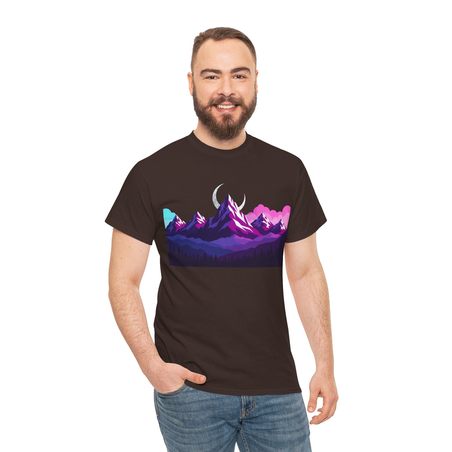 Under the Midnight Peaks – Lunar Horizon Tee