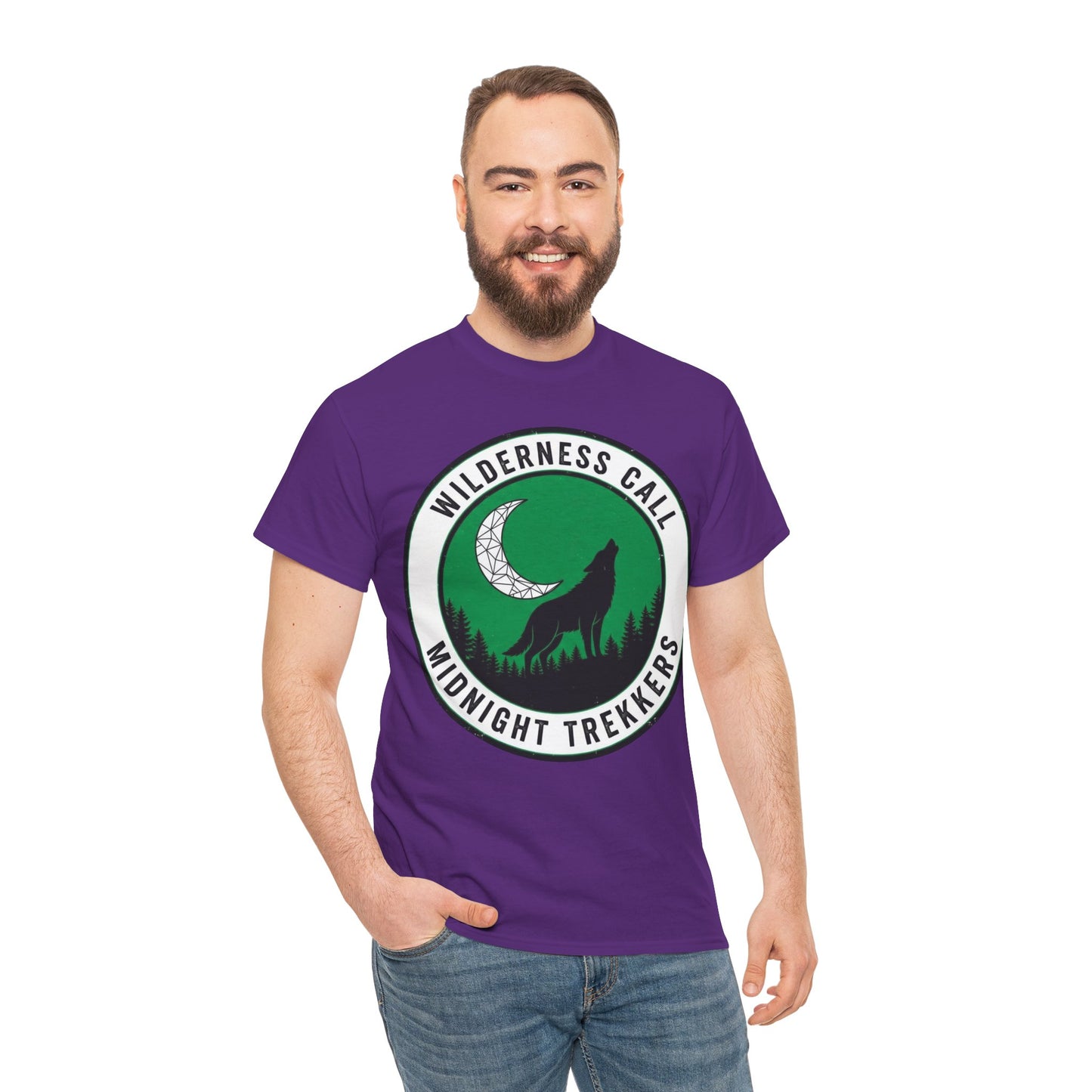 Wilderness Call: Midnight Trekkers Wolf Moon Tee