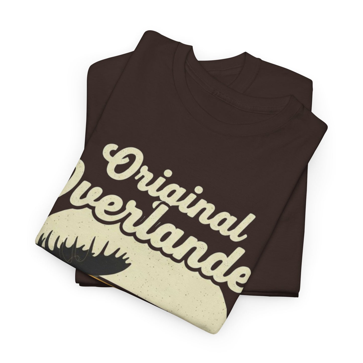 Original Overlander Moose T-Shirt | Retro 1970s Sunset Wilderness Tee