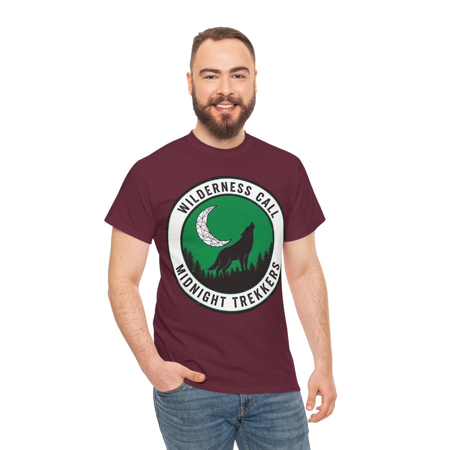 Wilderness Call: Midnight Trekkers Wolf Moon Tee