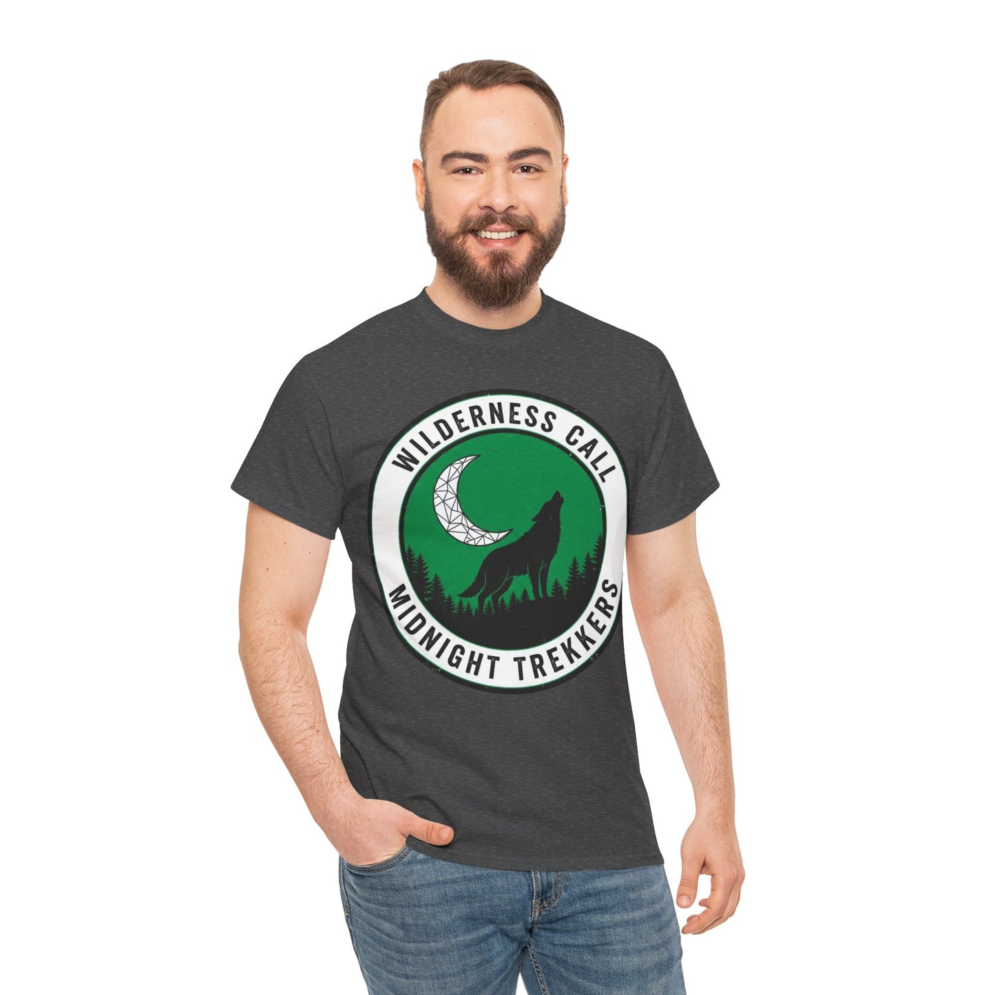 Wilderness Call: Midnight Trekkers Wolf Moon Tee