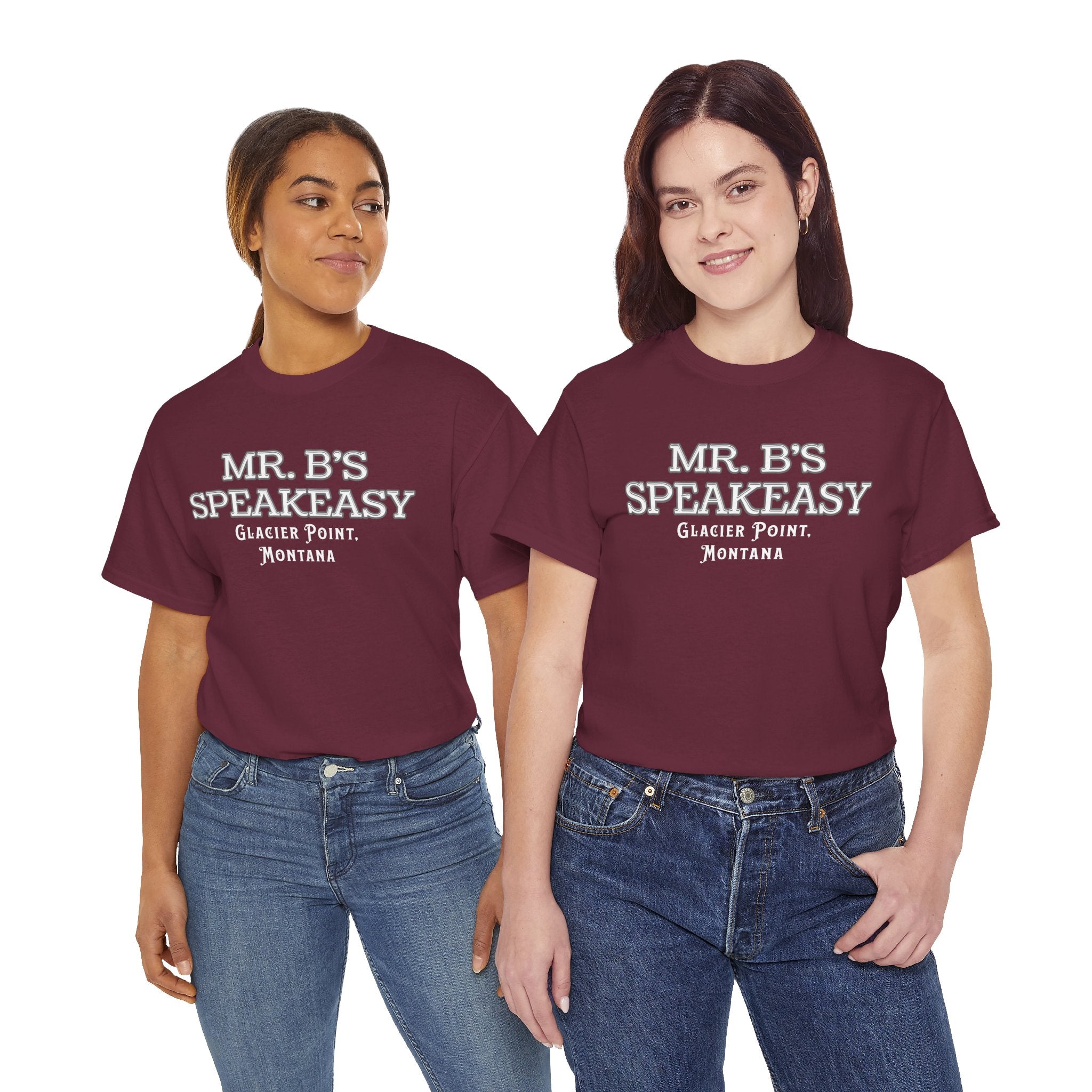 Mr. B’s Speakeasy Tee – Glacier Point, Montana