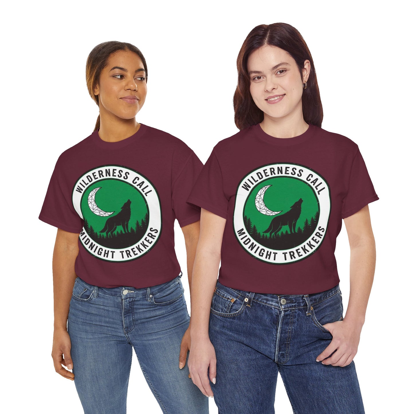 Wilderness Call: Midnight Trekkers Wolf Moon Tee