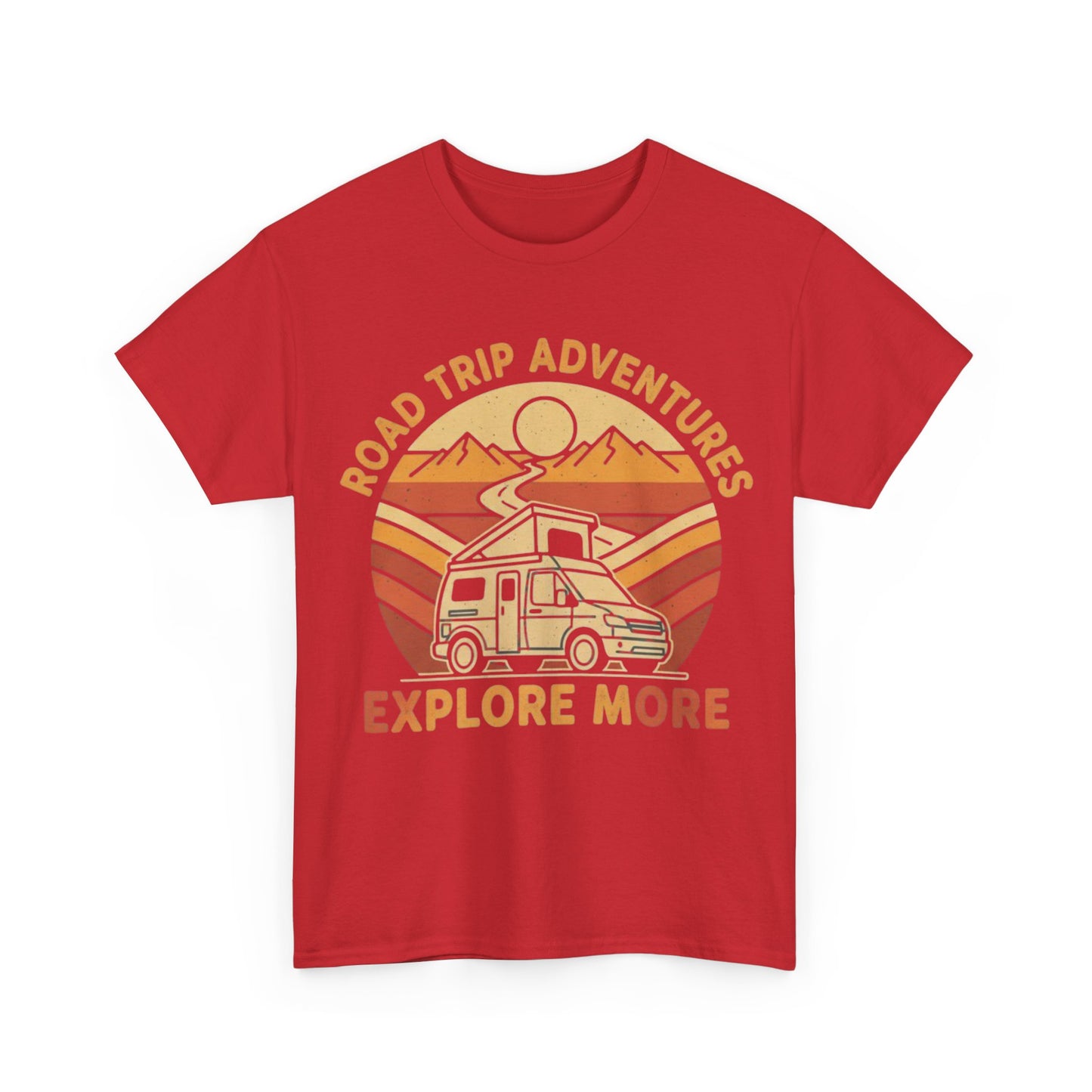 Road Trip Adventures – Explore More Retro Camper Tee