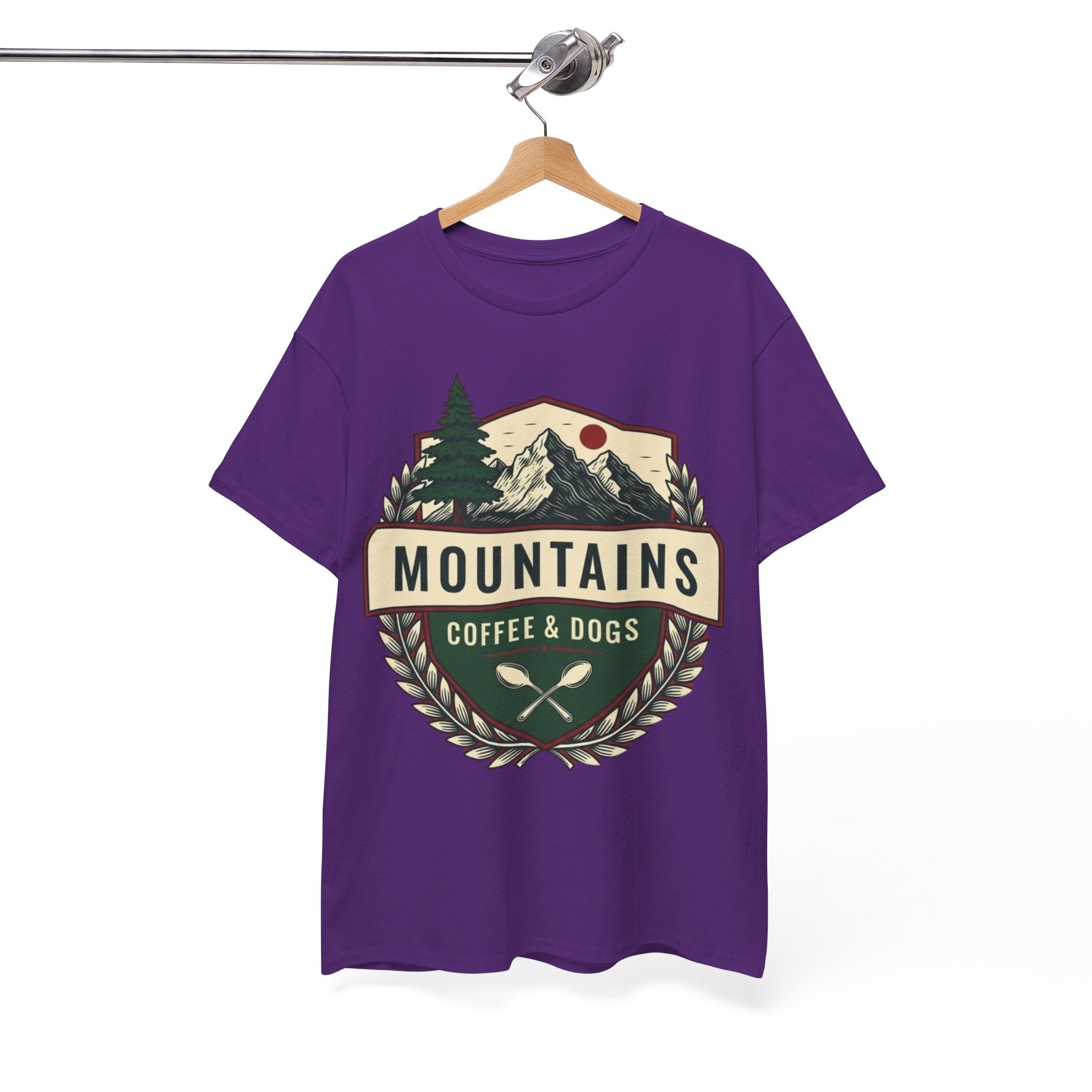 Mountains, Coffee & Dogs Tee