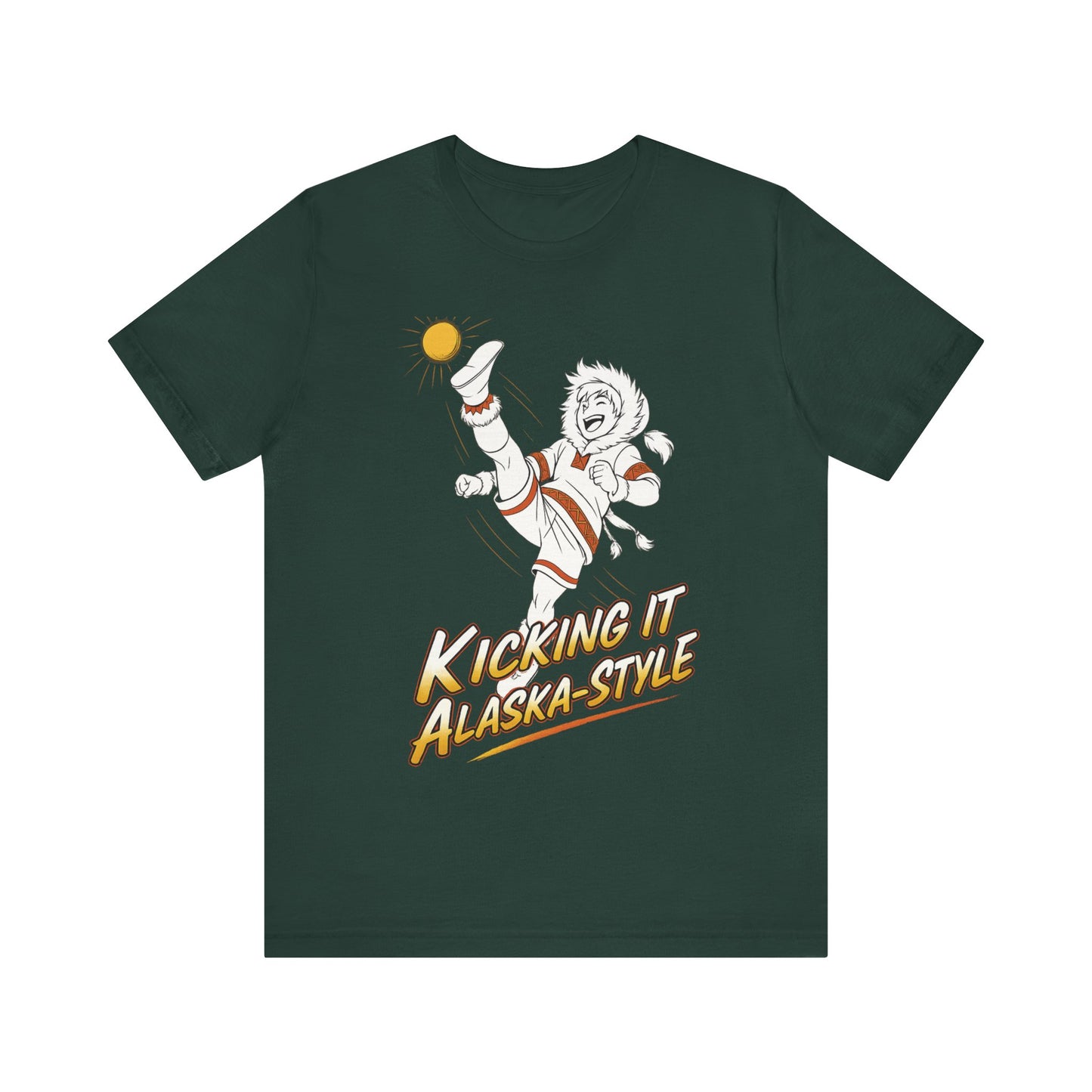 Kicking It Alaska-Style T-Shirt