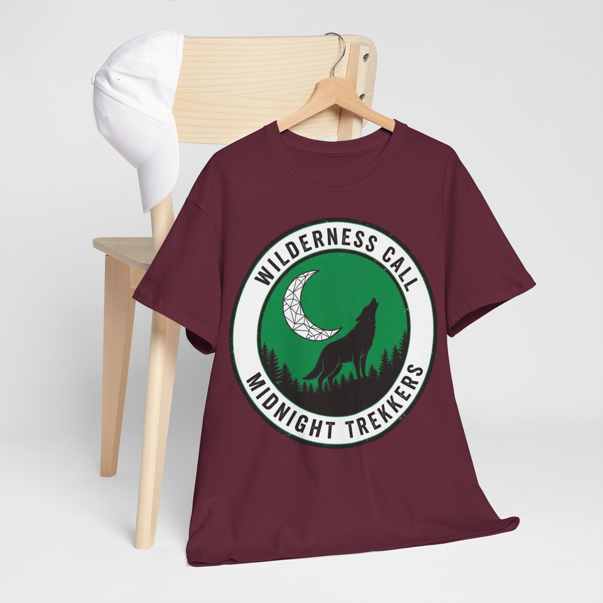Wilderness Call: Midnight Trekkers Wolf Moon Tee