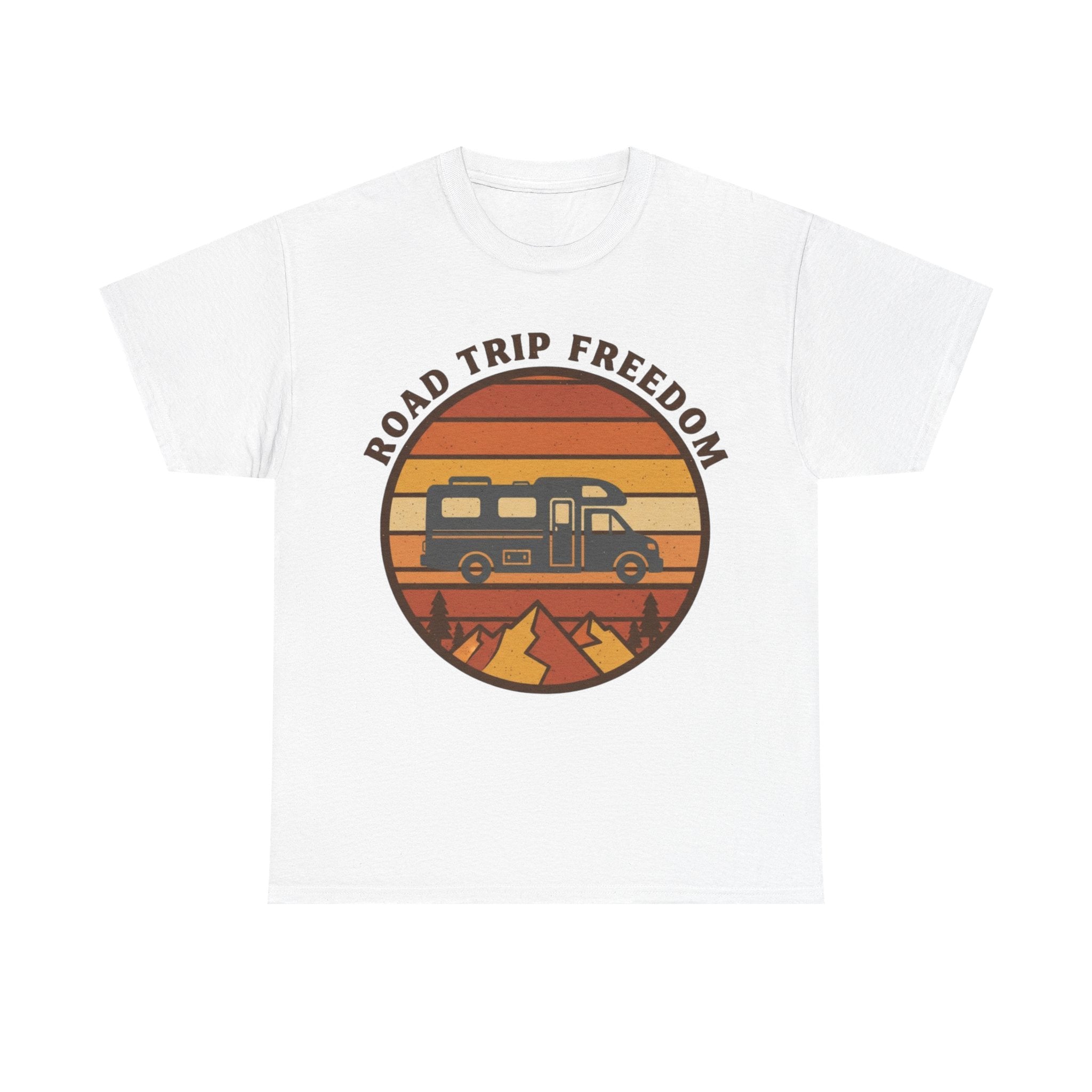 Road Trip Freedom – 70s Retro Adventure Tee
