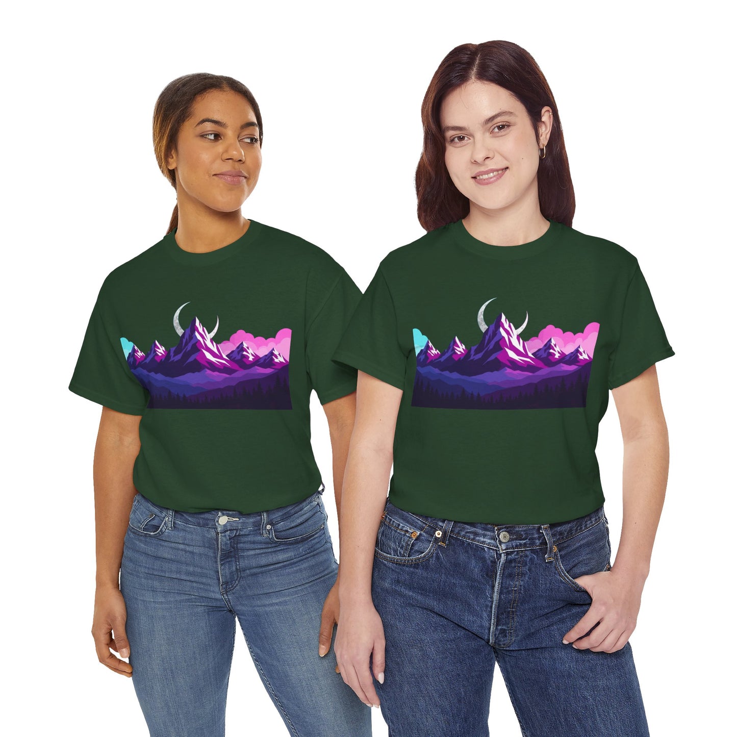 Under the Midnight Peaks – Lunar Horizon Tee