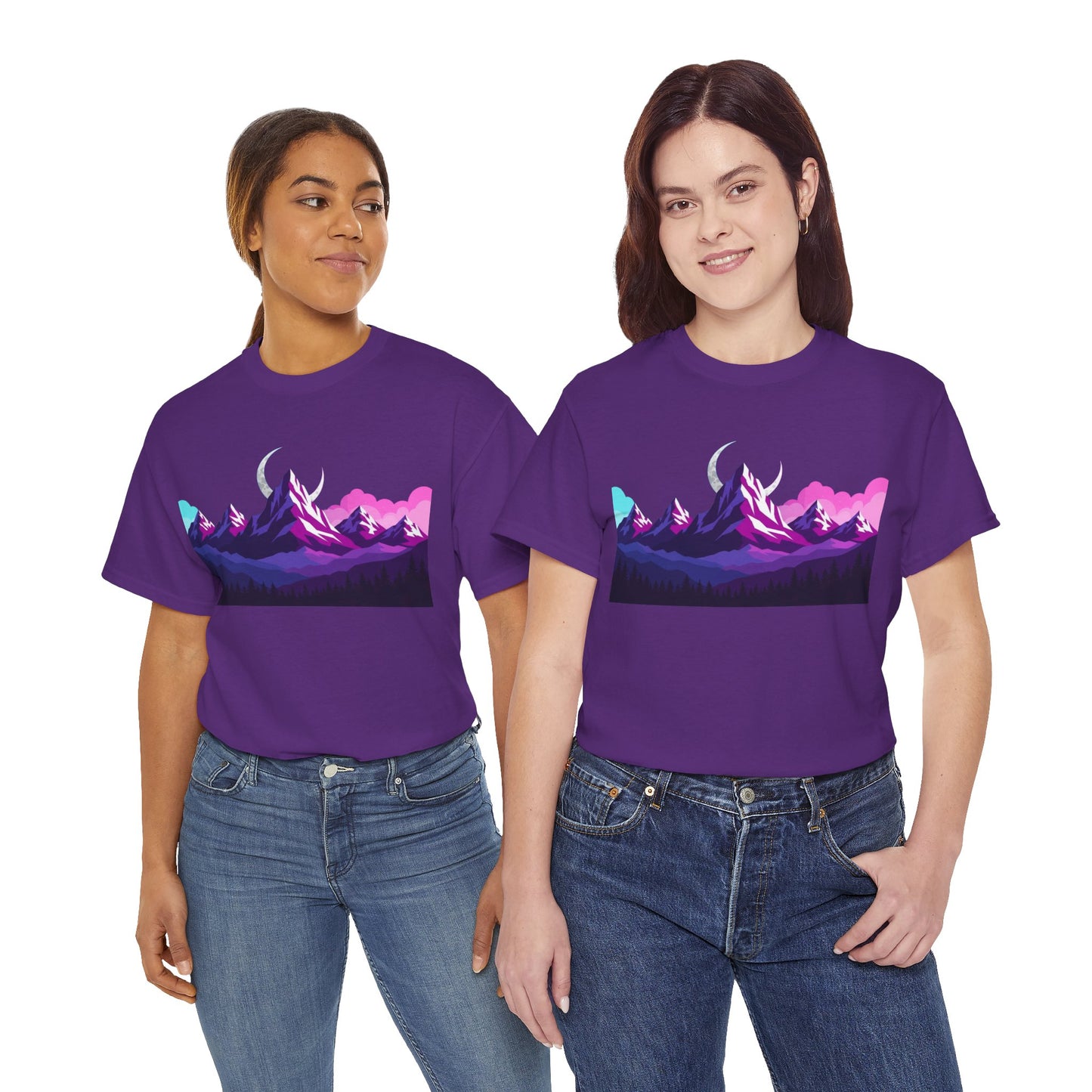 Under the Midnight Peaks – Lunar Horizon Tee