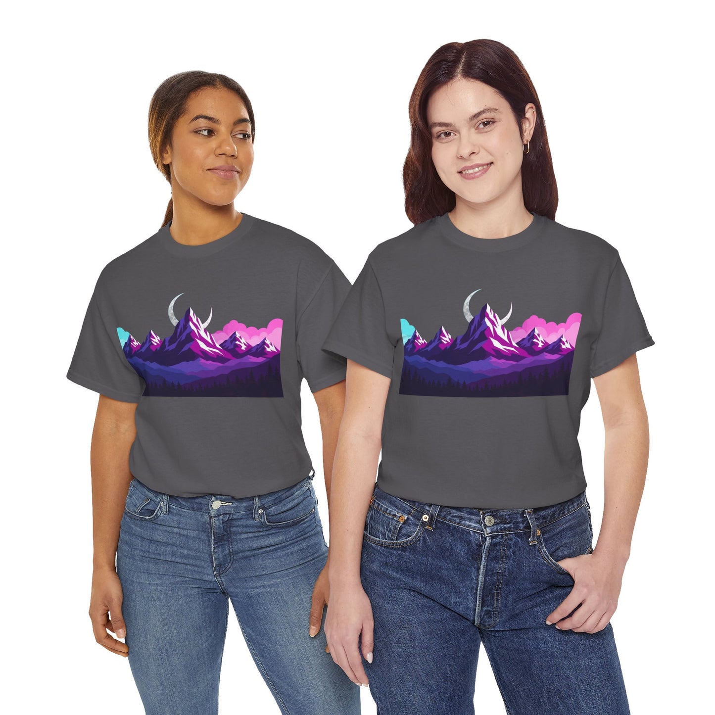 Under the Midnight Peaks – Lunar Horizon Tee