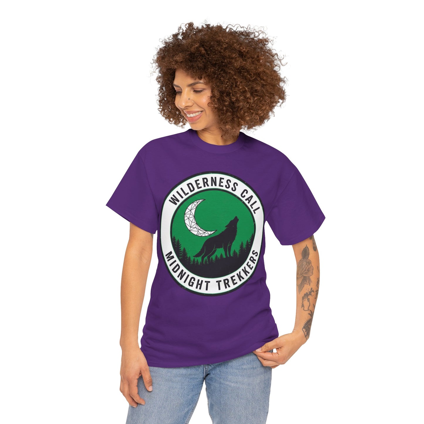 Wilderness Call: Midnight Trekkers Wolf Moon Tee