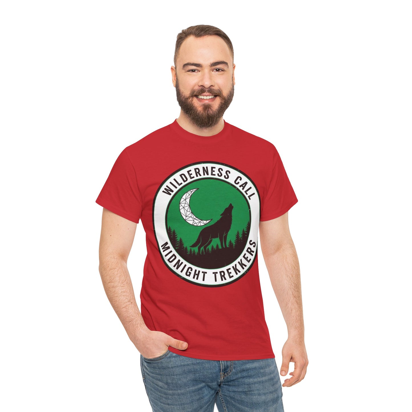 Wilderness Call: Midnight Trekkers Wolf Moon Tee