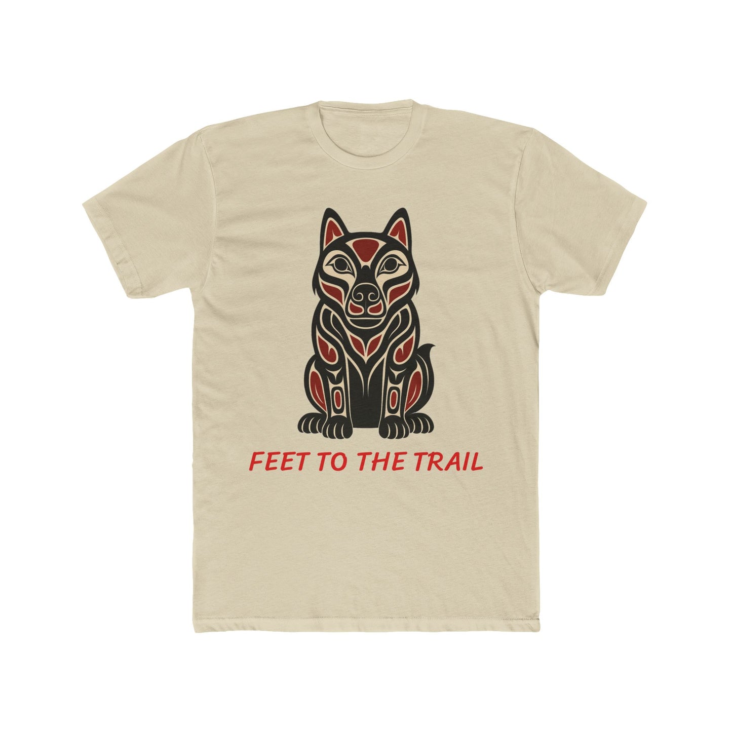 Feet to the Trail — Tlingit-Inspired Husky Adventure Tee