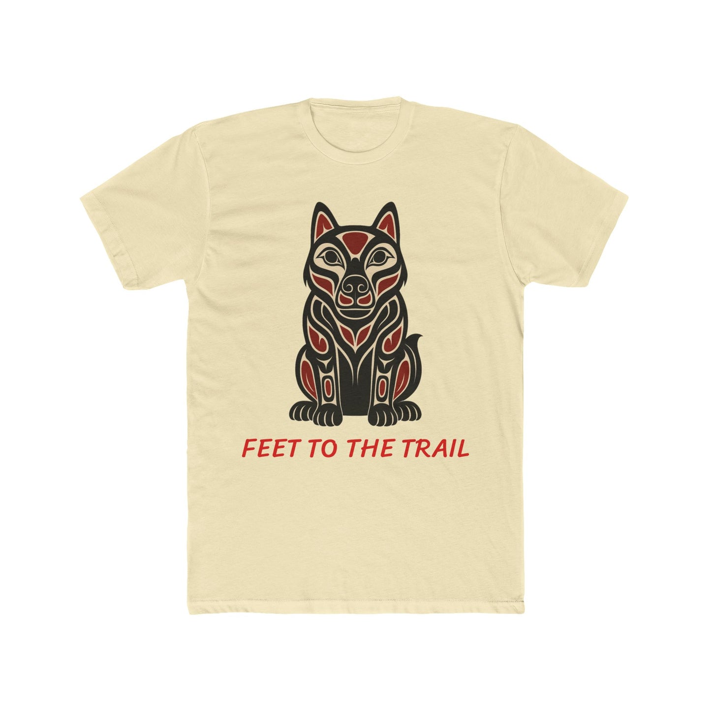 Feet to the Trail — Tlingit-Inspired Husky Adventure Tee