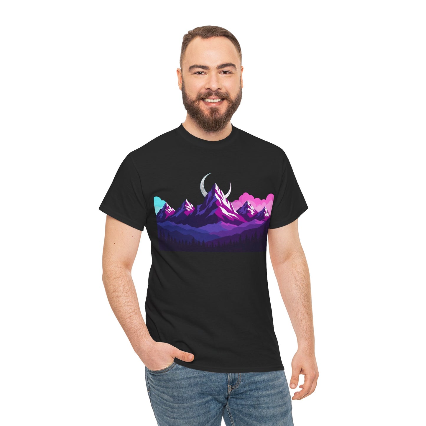 Under the Midnight Peaks – Lunar Horizon Tee