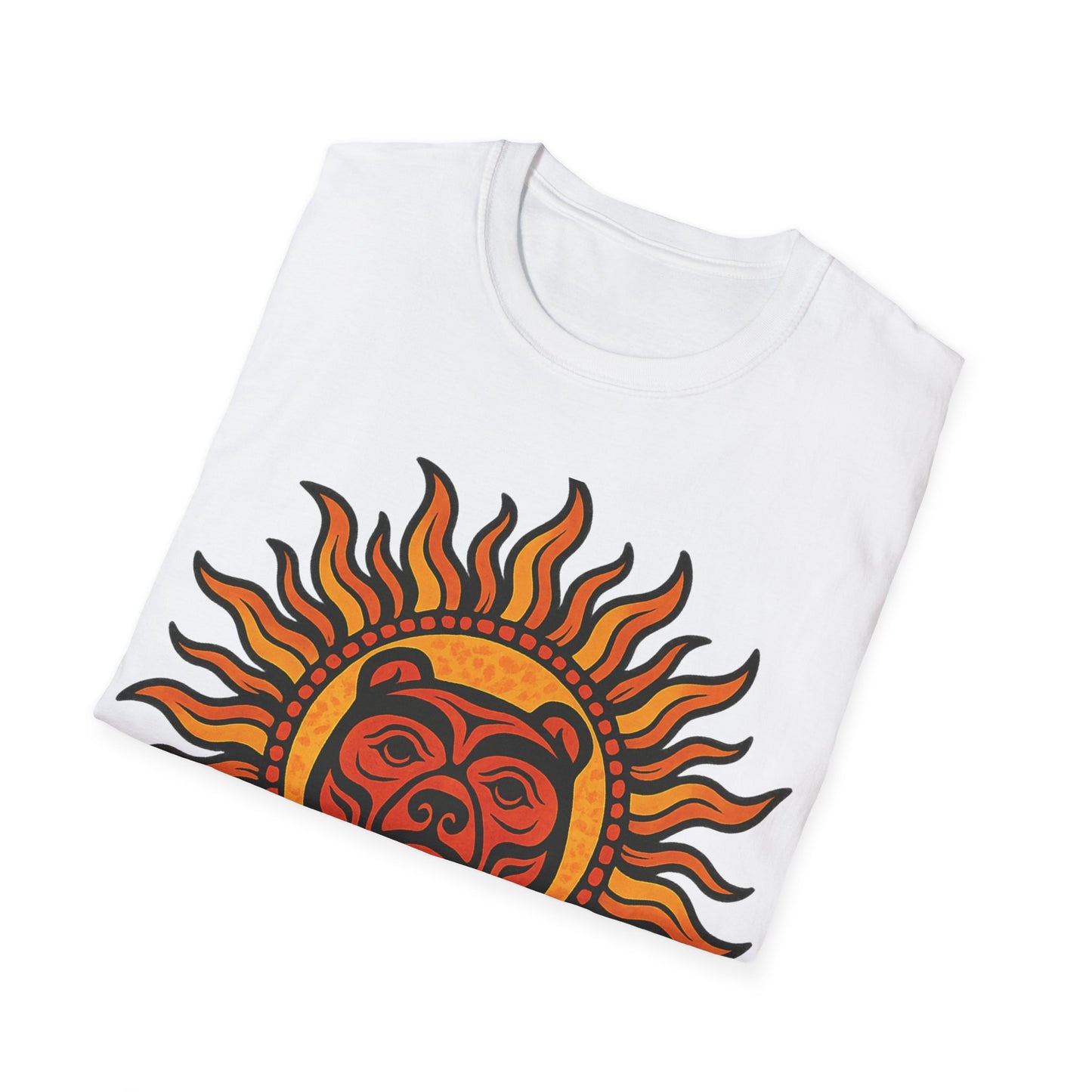 Land of the Midnight Sun Tribal Bear T-Shirt