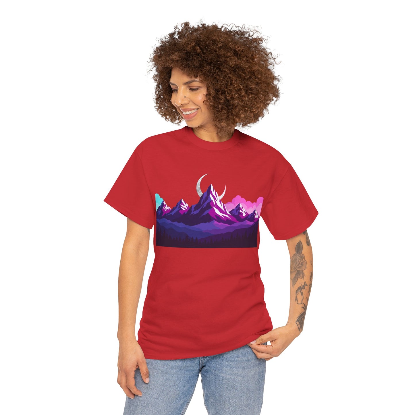 Under the Midnight Peaks – Lunar Horizon Tee